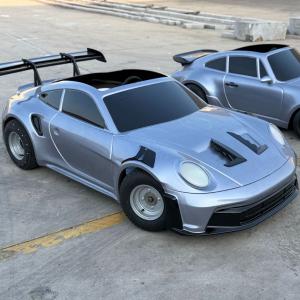 Convertible Adult Electric Drift Mini Sports Car 72V Lithium Battery 3000W Retro Gokart 60km/h Soundwave Sound System