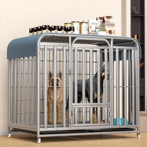 Three-sided dog cage